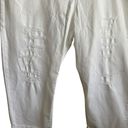 Lane Bryant  Women Jeans 20 White Weekend Capri Distress Beachy Denim Coastal NEW Photo 7