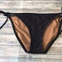 Mossimo Supply Co Mossimo Black Tie Side Bikini Bottoms Photo 0