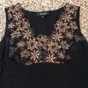 Karen Kane Y2K embroidered floral tank top Photo 4