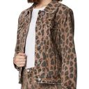 BLANK NYC  Catwalk Leopard-Print Denim Trucker Jacket (L) Photo 1