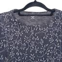 Woolrich 100% Cotton Dark Gray Floral Print Long Sleeve Top Photo 1