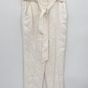 Veronica Beard  Clerence Off-White Seamed High Waist Paperbag Pants Size 6 Photo 1