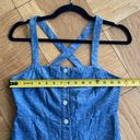 Madewell  denim/chambray button-up midi dress size 2 Photo 8