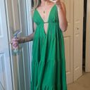 Petal and Pup SNDY Green Cut Out Maxi Dress Photo 0