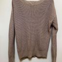 Divided H&M  Tan Knit V Neck Oversized Pullover Sweater XS See Description Photo 3