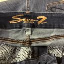 Seven7  blue jeans size 12 London wash straight leg‎ Photo 3