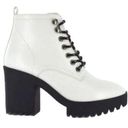 Seven7  White Ankle Boots(Size 8) Photo 0