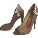 LAMB Dora Taupe Cheetah Heels 7 Photo 2