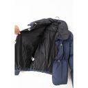 BCBGMAXAZRIA  Navy Puffer Down Coat Size XXS Photo 2