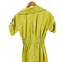 CAbi  Olive Green Double Breasted Short Sleeve Safari Dress Trench Jacket xsmall Photo 5