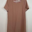 Entro  Mauve Dress M Shift Knee Length Lined Casual Photo 0