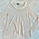 Nine West  Cowl Neck Tunic‎ Sweater | Ivory/Gold Size M Photo 0