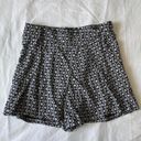 BCBGeneration Black & White Print Comb Shorts Photo 0