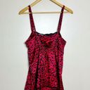 White House | Black Market SALE! Red Leopard WHBM Silk Cami Chemise Size S EUC Photo 1