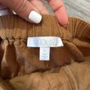 Abound Women’s tan light brown  linen blend elastic high waisted shorts XS Photo 2