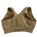 SheFit  NEW Sports Bra NWOT Perfect Lounge Bra Size XSmall Zipper Front Photo 2