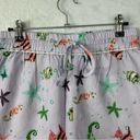 Hill House Size S The Skylar Pants Sea Creatures Linen Wide Leg Pockets NEW Photo 6