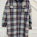 Isabel Marant  Etoile New Fontizi Coat Blue Plaid Wool Size 2 Photo 0