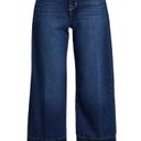 L'Agence  Whitney Mid Rise Wide Leg Cropped Jean Size 32 Photo 2