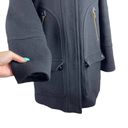 J.Crew  Chateau Wool Coat 10 Parka Black Italian Stadium Cloth Nello Gori Hood Photo 8