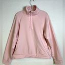 Nike  Pink Super Soft Quarter Zip Sweatshirt Size M Photo 0