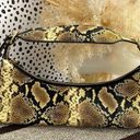 By Far Mara Leather Snakeskin Python Snake Print Shoulder Bag Photo 2