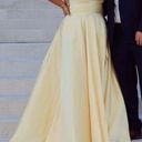 Dillard's Yellow Satin Dress Photo 2