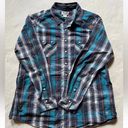 Ariat  REAL Magnificent Snap Women's Plaid Shirt Heavy Embroidery Size XLarge Photo 0