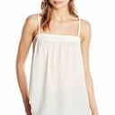 Vince  Gesso Ivory 100% Silk Tank Top Size Large Photo 0