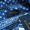 Polo  Ralph Lauren Blue Bandana-Print Twill Slouchy Button Down Shirt Women’s M Photo 7