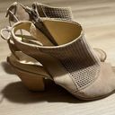 Paul Green  'Lexi' Sandal Booties Beige - Size US 5.5 Boots Open Toe Block Heel Photo 0