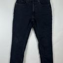 Everlane  The Original Cheeky Jean Straight Leg in Tumbled Black Size 28 Crop Photo 5