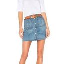 Rag and Bone  santa cruz mini skirt capitol button front denim size US 25 Photo 0