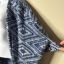 Divided  H&M Blue/White Aztec Cardigan XS Photo 1