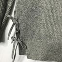 All Saints Gray Side Ties Jumper Sweater Small Photo 4