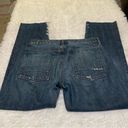 Vince  Selvedge Boyfriend Slouch Union Cuffed Jeans in Blue Photo 8