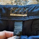 New York & Co. Manhattan Chino Bermuda Shorts Navy Blue with stripe Size 12 Photo 2