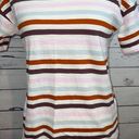 Madewell  Whisper Cotton Tee Shirt Small Striped T-Shirt short sleeve Womens Photo 5