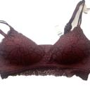 Aerie NWT  Real Happy Wireless Bra Lace Royal Berry Size 36A NEW Photo 1