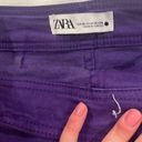 ZARA Marine Straight Jeans - Purple Photo 3