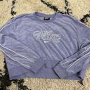 Nike  | Women's Retro Femme Terry Cropped Crewneck Sweatshirt Photo 3