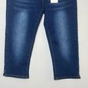 Rhythm NEW  + Rose Capri Length Jeans Women's Size 6 Blue Denim Mid Rise Photo 3