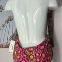 Boohoo  Pink Neon Yellow Snake Print Morocco Deep Plunge One Piece Swimsuit Sz 12 Photo 6