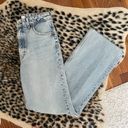 ZARA High Rise Light Wash Wide Leg Jeans Photo 0