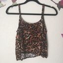 Heart & Hips  Cheetah Print Crop Top Photo 0