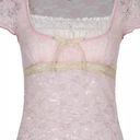 pink coquette top Photo 2