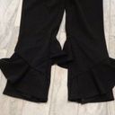 NEW Yvonne women's small black Boutique tiered ruffled pants MSRP $98. Photo 1