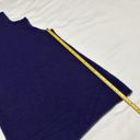 DKNY  Purple 100% Cashmere Sleeveless Turtleneck Sweater Shirt Sz M Medium Photo 6