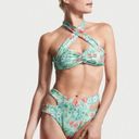 Victoria's Secret NEW Size M Medium Green  VS Butterfly Floral Bikini 2 Piece Set Photo 1