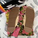 Farm Rio Raffia Zigzag Sandal in Raffia Tan Beige Size 10 NWT Photo 6